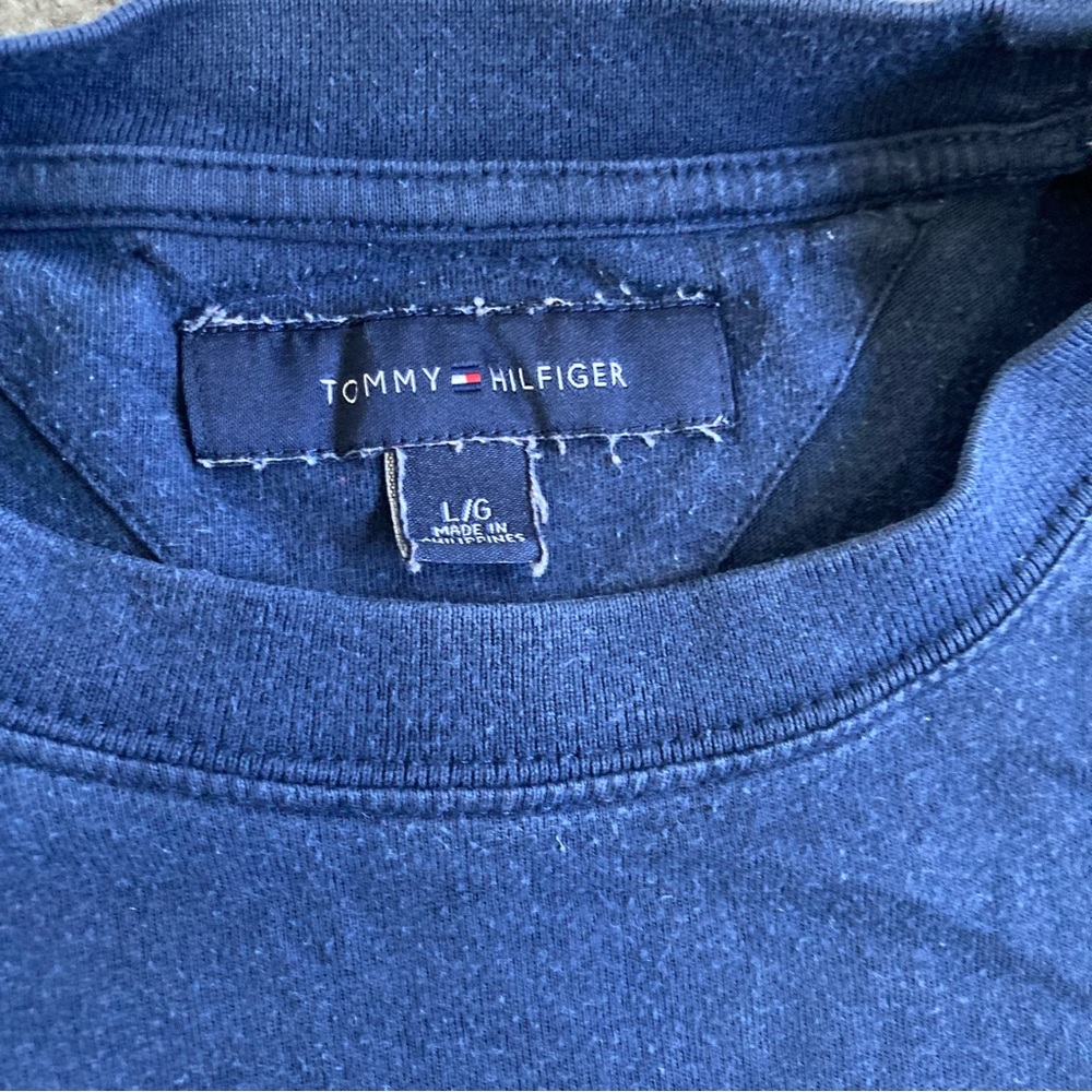 Men’s Tommy Hilfiger T-shirt size large navy - Picture 3 of 3